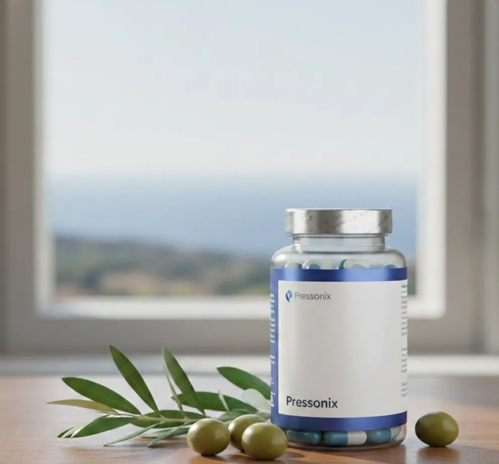 Pressonix dietary supplement bottle